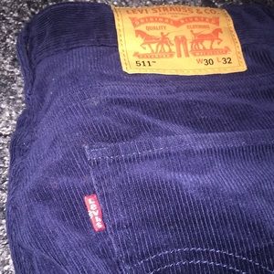 Levi’s Navy blue corduroy pants